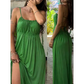 👗 50% RABATT – Elegant sommer slip dress – fransk inspirert – justerbar snøring – pustende stoff – størrelse S-5XL – perfekt til ferien