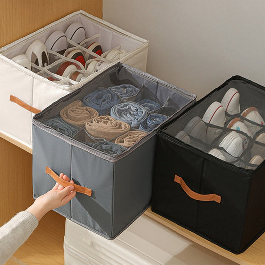 ⏰🎁Sammenleggbar Skoorganisator for Klesskap