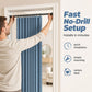 🚪Borefri folding partisjonsgardin – enkel installasjon – personvern & lysspærring – elegant foldedesign – dobbeltsidig magnetlukking – allsidig bruk