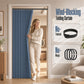 🚪Borefri folding partisjonsgardin – enkel installasjon – personvern & lysspærring – elegant foldedesign – dobbeltsidig magnetlukking – allsidig bruk
