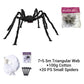 🎃Gigantisk Halloween Edderkopp-Nettlys & Hårete Edderkopp Dekor – Velg 5m LED-Nett, 150cm Edderkopp eller Komplett Sett