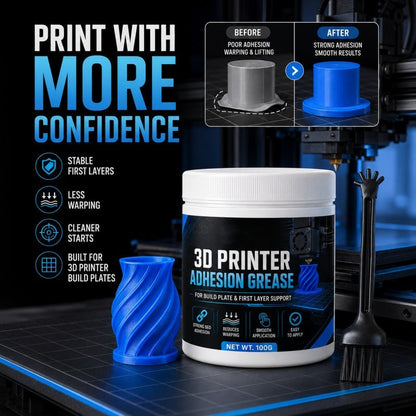 🖨️ 3D-skriver Sengefeste-fett for Mer Pålitelige Første Lag