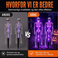 ⏰🎁Solar skjelett jordspydlys utendørs vanntette Halloween dekorasjonslys