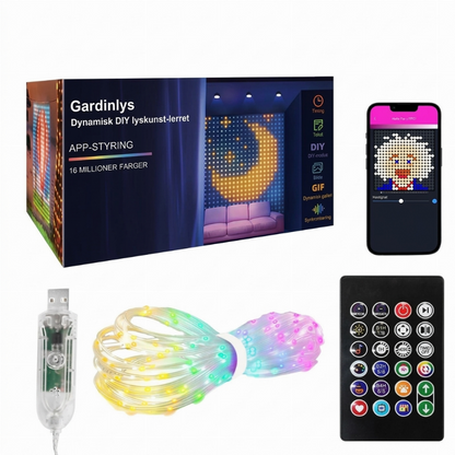 🎁💥Siste sjanse – 50 % rabatt!!⚡Vanntett LED-lysgardin