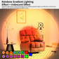 📢📢 50 % rabatt! 🎅 USB-oppladbart LED-nattlys med bevegelsessensor og RGB-fargeskift – Dimbart innelys med magnetfeste