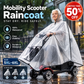 🥳2026 POPULÆRT TILBUD🥳💞Over 50 000 eksemplarer solgt! 🌧️♿ Vanntett regnjakke for bevegelseshemmede scooterbrukere – gjennomsiktig modell som sikrer god sikt, slitesterk og i størrelsene 5XL–6XL. Hold deg tørr og trygg på regnfulle turer! 🛡️✅