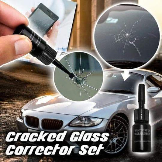 Gjør-det-selv-verktøy for bilvinduer reparasjonssett for sprukket glass