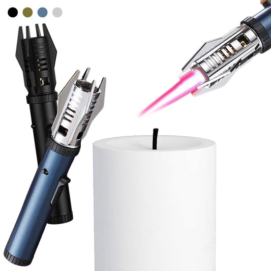 [Kreativ Gave] Stor, Vindtett Multifunksjonell Sveiseblitslampe Lighter